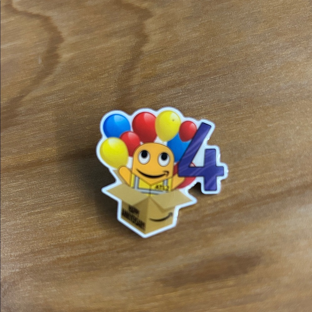 Amazon 4yr Amaversary Peccy Pin
